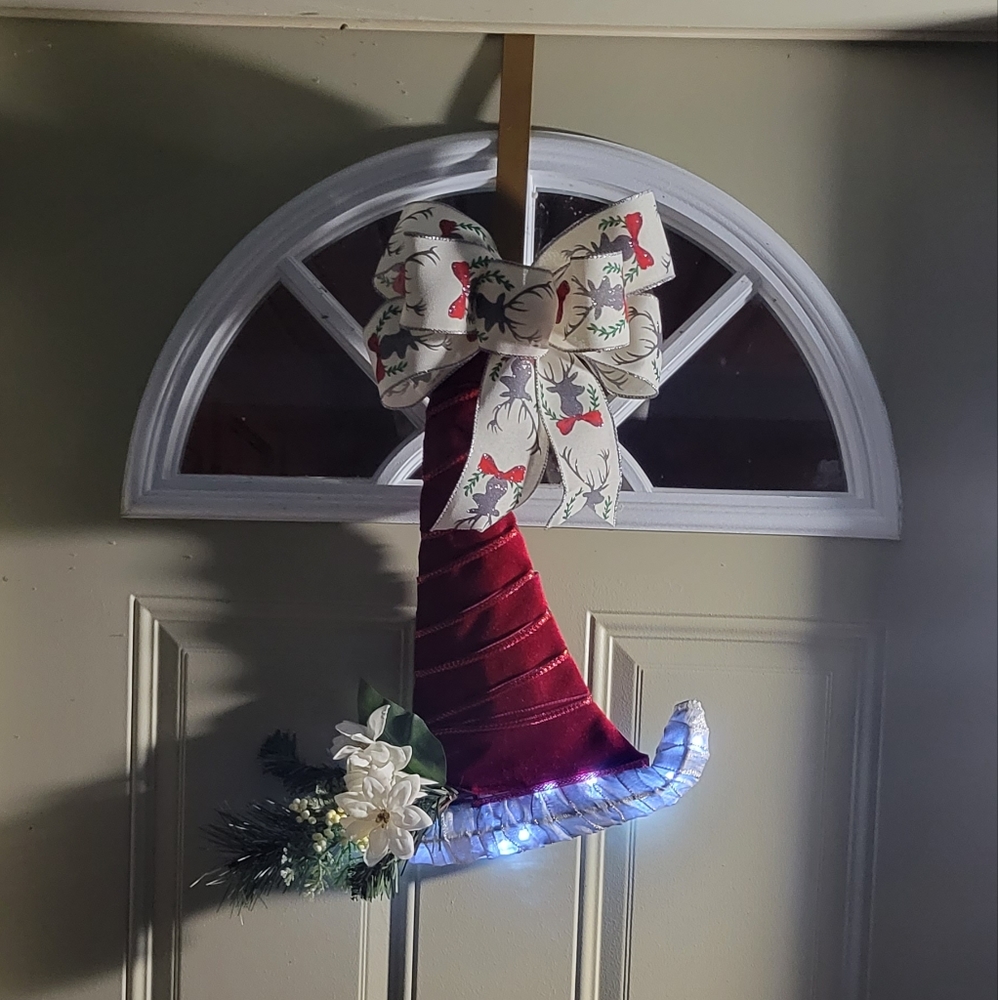 Santa hat Wreath